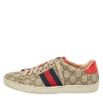 Beige Canvas Gucci Sneakers