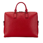 Red Leather Gucci Briefcase