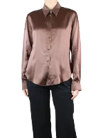 Brown Silk Loro Piana Shirt