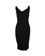 Black Fabric Dsquared2 Dress