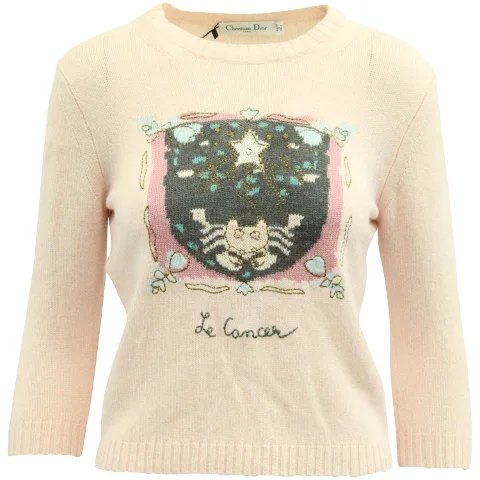 Pink Cashmere Dior Sweater