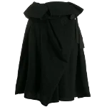 Black Wool Comme des Garçons Skirt