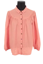 Pink Cotton Des petits hauts Shirt