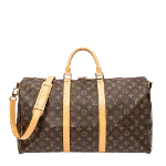 Brown Canvas Louis Vuitton Keepall