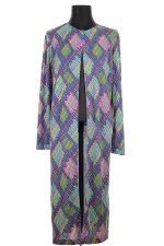 Multicolor Silk Missoni Coat