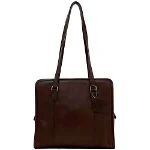 Brown Leather Coach Tote