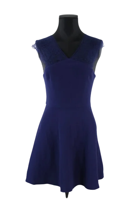Blue Polyester The Kooples Dress