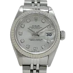 Silver Stainless Steel Rolex Watch