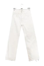 White Cotton Anine Bing Jeans