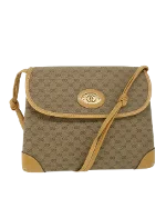 Beige Fabric Gucci Crossbody Bag