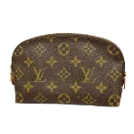 Brown Canvas Louis Vuitton Cosmetic Pouch