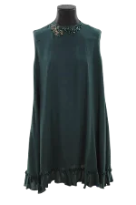 Green Fabric Dice Kayek Dress