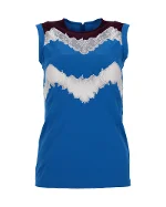 Blue Polyester Valentino Top