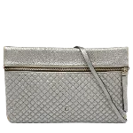 Metallic Leather Carolina Herrera Crossbody Bag