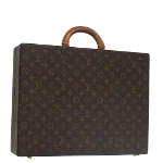 Brown Canvas Louis Vuitton Briefcase