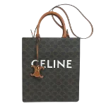 Brown Plastic Celine Handbag