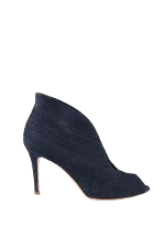 Navy Fabric Gianvito Rossi Heels