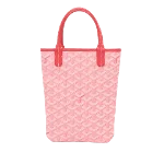 Pink Fabric Goyard Handbag