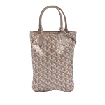 Grey Canvas Goyard Handbag