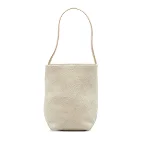 Beige Leather The Row Tote