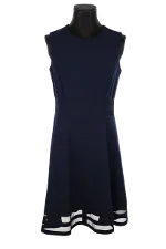 Blue Viscose Calvin Klein Dress