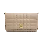 Beige Leather Burberry Crossbody Bag