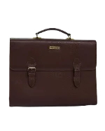 Brown Leather Burberry Briefcase