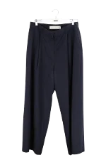 Navy Wool Victoria Beckham Pants