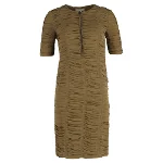 Brown Polyester Burberry Dress