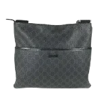 Black Cotton Gucci Travel Bag