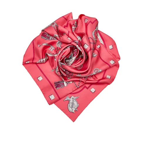 Pink Silk Hermès Scarf