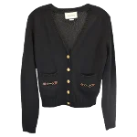 Black Cashmere Gucci Cardigan