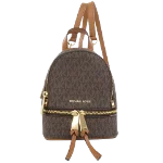 Brown Plastic Michael Kors Backpack