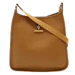 Brown Leather Hermès Crossbody Bag