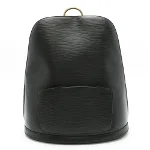 Black Leather Louis Vuitton Gobelins