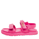 Pink Leather Dior Sandals