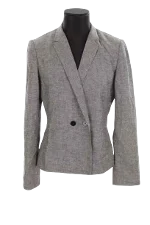 Grey Linen Calvin Klein Blazer