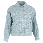 Blue Cotton Maje Jacket