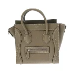 Green Leather Celine Luggage