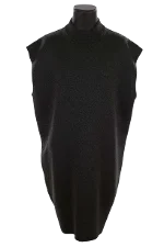 Black Polyester Essentiel Antwerp Dress