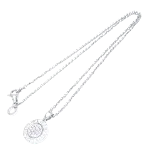 Silver White Gold Bvlgari Necklace