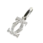 White Metal Cartier Charm