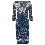 Blue Fabric Roberto Cavalli Dress