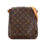 Brown Canvas Louis Vuitton Musette Salsa