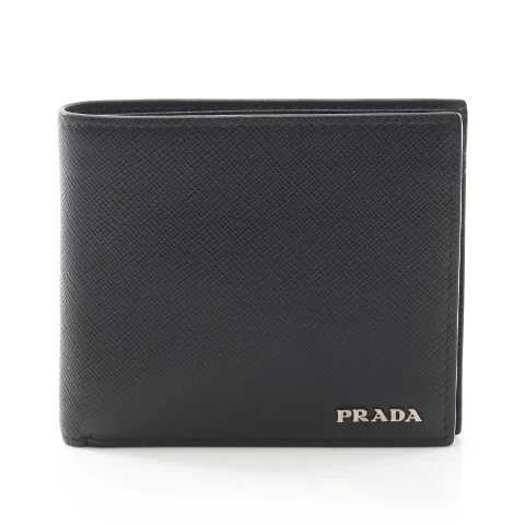 Black Leather Prada Wallet