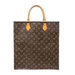 Brown Canvas Louis Vuitton Sac Plat