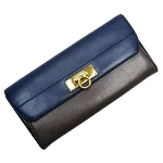 Blue Leather Salvatore Ferragamo Wallet