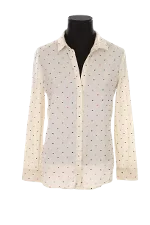 White Cotton Sézane Shirt