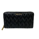 Black Leather Miu Miu Wallet