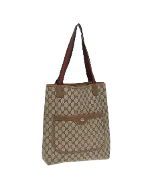 Beige Plastic Gucci Swing Tote